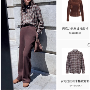 线下爆麦1w 岩石灰卫裤 单 婉甸25冬新品 小太阳 太阳自留神裤