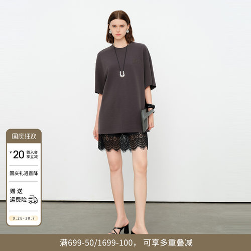 原灰色两件连衣裙