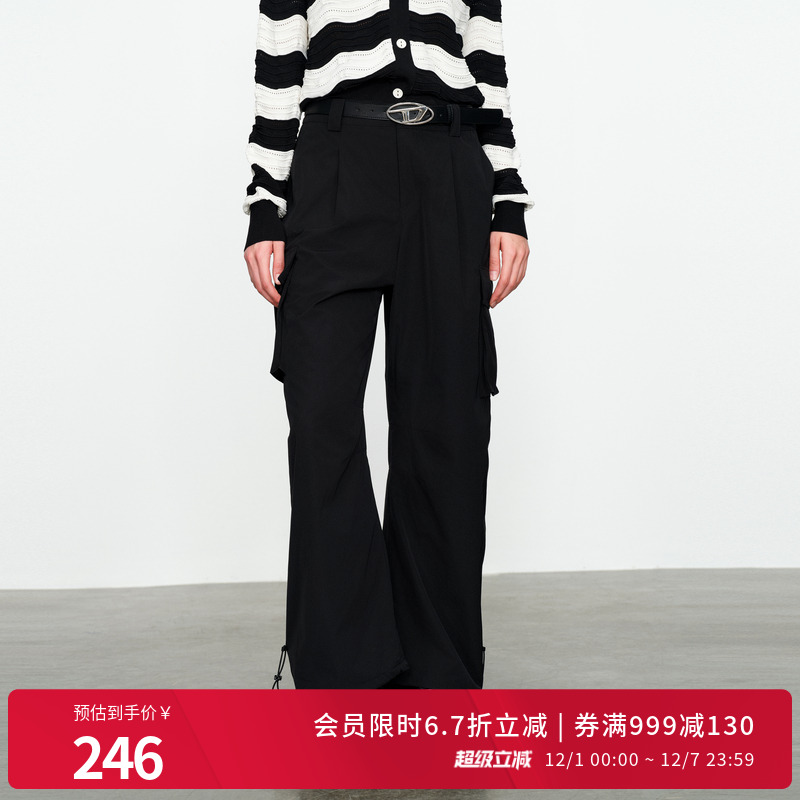 婉甸黑色工装裤百搭风休闲裤