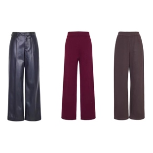 错过亏大了【超能小太阳】婉甸25年冬季商场同款新品黑色皮长裤