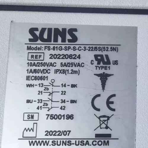 议价SUNS FS-61G-SP-S-C-3-22/5S(52.