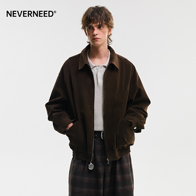 NEVERNEED美拉德短款夹克男女