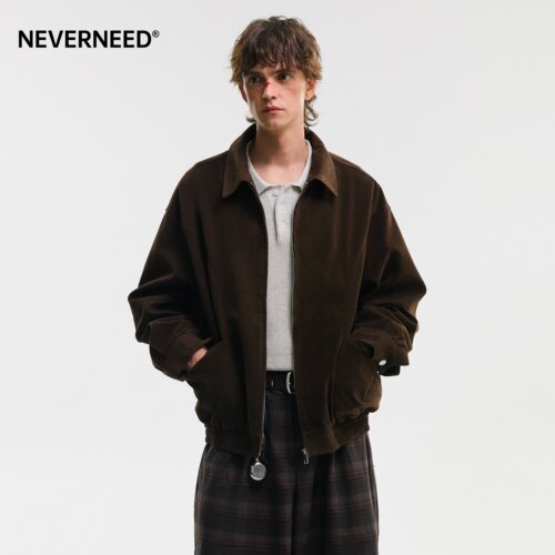 NEVERNEED美拉德短款夹克男女