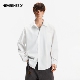 NEVERNEED解构翻领白色长袖 cleanfit通勤休闲衬衣 美式 衬衫 男春季