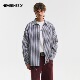 cleanfit肌理感休闲长袖 美式 衬衣 男女春季 NEVERNEED格子翻领衬衫