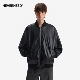 NEVERNEED美式 cleanfit飞行员PU皮夹克男女春季 棒球服bomber外套