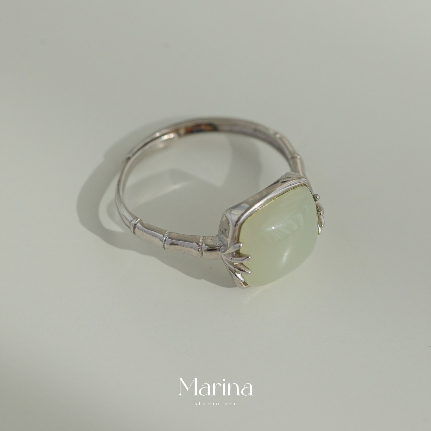 小方糖和田玉竹节复古925纯银戒指新中式天然玉石小众设计感女,饰品/流行首饰/时尚饰品新,戒指/指环,淘宝优惠券,粉丝福利购,淘宝优惠卷