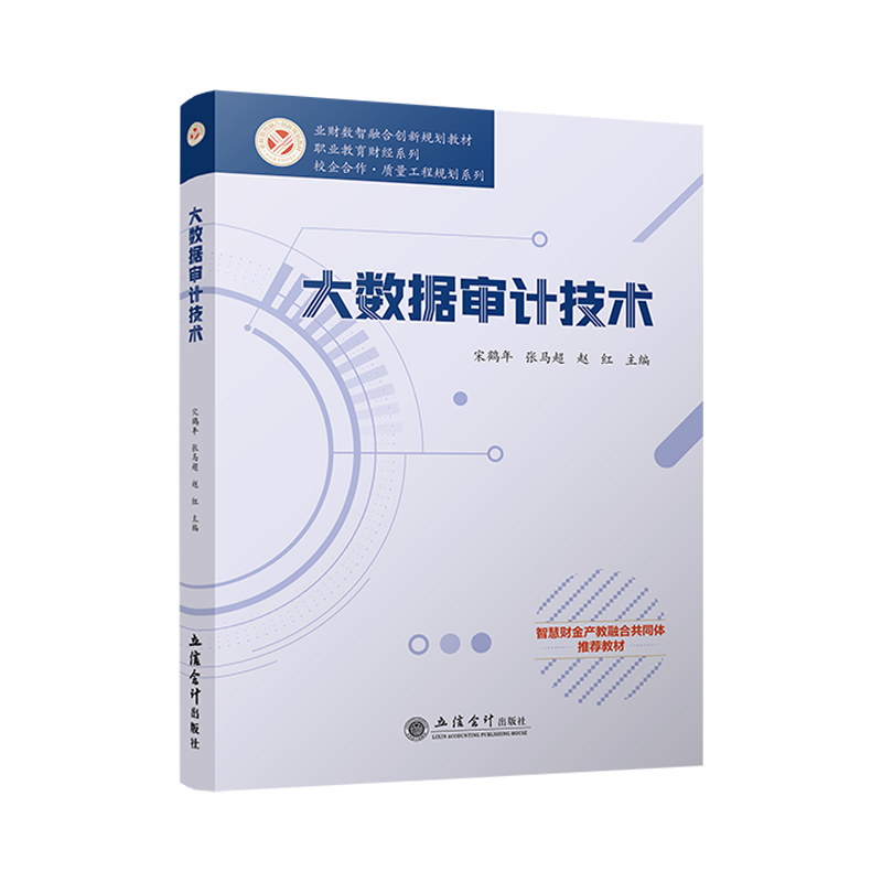 【立信仓库直发】大数据审计技术 宋鹤年 张马超 赵红 立信会计出版社图书籍