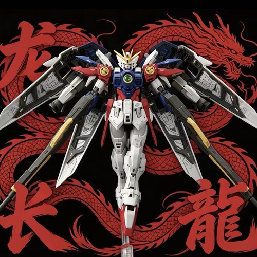 【现货速发】长龙5505rg飞翼零式1/144拼装模型玩具
