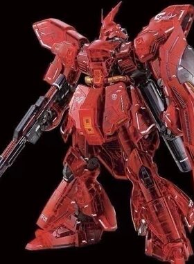 大班 MG 6631彩透明板 沙扎比 带头灯 1/100拼装模型