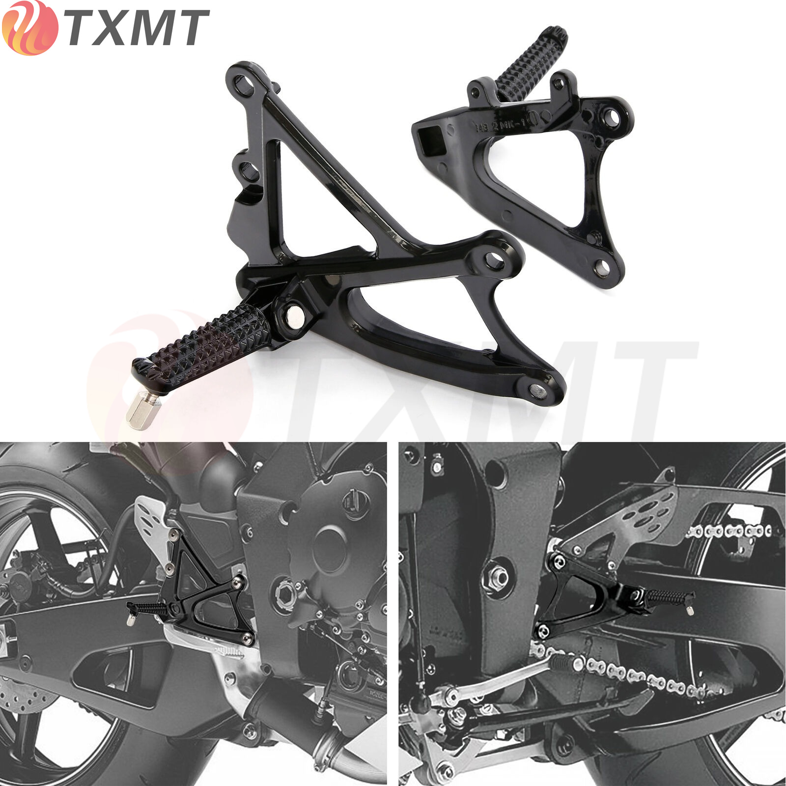 雅马哈R1YZF1000前脚踏支架总成