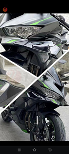 适用川崎ZX-4R ZX4R ZX4RR  改装车身侧风刀定风翼 扰流板