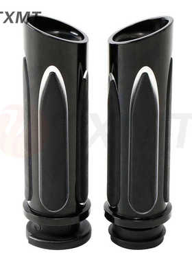 适用哈雷883 48软尾肥仔路王威路德改装油门握把手把胶把手手把套