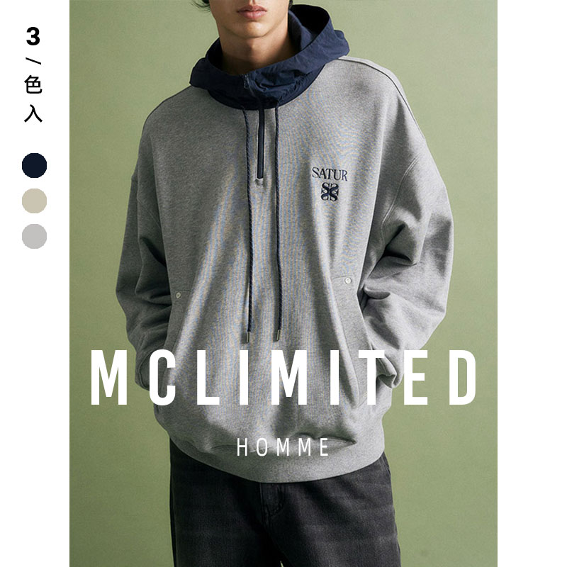 McLimited-8025 情侣款连帽卫衣 宽松裁剪 客供高克重全棉毛圈布