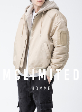 McLimited-8400 男士MA-1飛行員夾克棉服 1200g沙丁布 設計師款