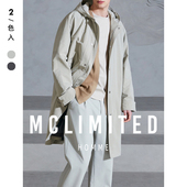 8176 架构级面料 男士 合身版 高级感棉混纺 连帽风衣 McLimited