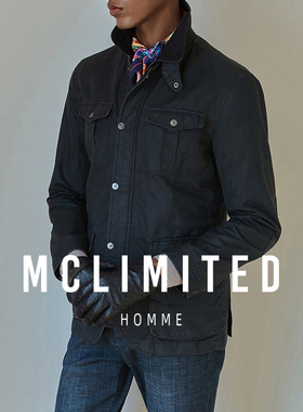McLimited-8409 男士复古风格夹克外套 成衣染色工艺 独特质感