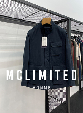 McLimited-8406  英伦男士立领休闲夹克外套  AIR HAAS增强材料
