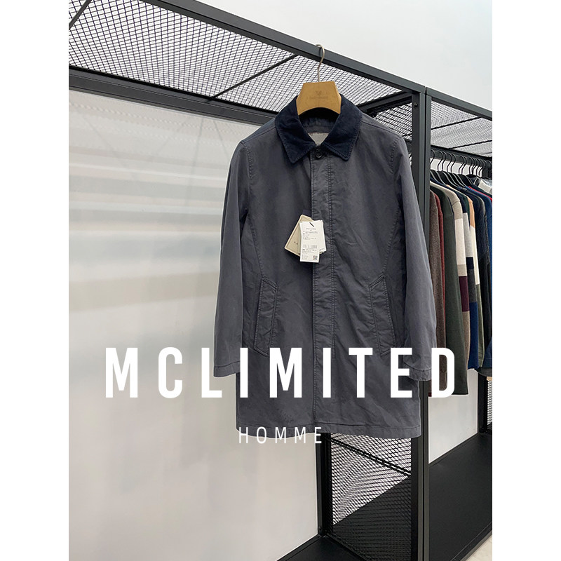 McLimited-8171  男士复古休闲风衣 进口牛津面料 成衣染色工艺