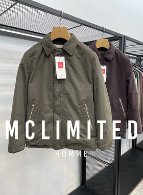 McLimited-8412 男士鹅绒羽绒服 进口面料桃皮絨+搪瓷布觸感高級