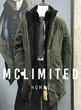 McLimited-8240 男士鵝絨羽絨服 意大利面料高級做舊重度酵素水洗