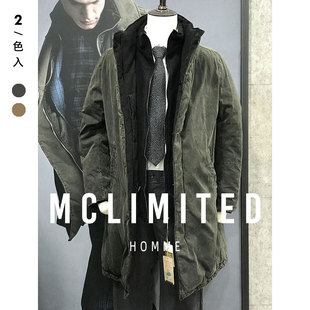 鵝絨羽絨服 男士 意大利面料高級做舊重度酵素水洗 8240 McLimited