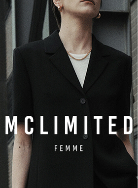 McLimited-9046 女士半袖西裝外套 修身 三醋酸纤维 4WAY回弹舒适