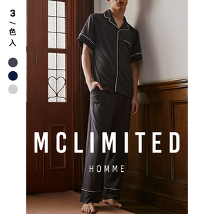 8004 睡衣套 男士 长裤 进口纯棉质感面料柔软舒适 短袖 McLimited