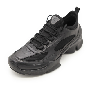 沙驰男鞋2026秋季新款运动休闲鞋男DIP-SOFT真皮户外厚底注塑皮鞋