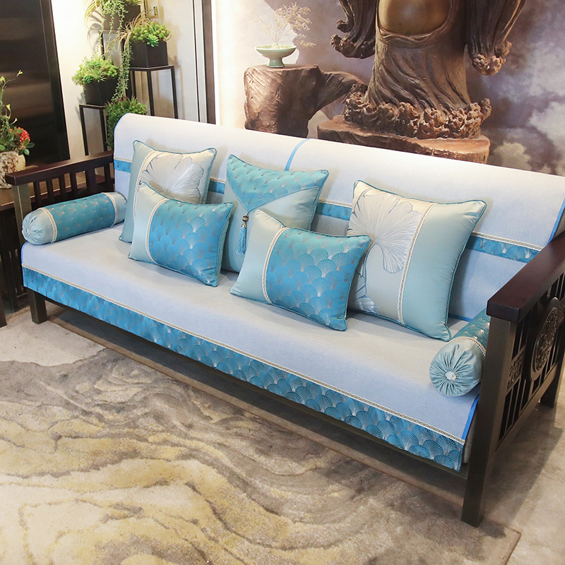 新中式风防滑四季通用定制垫子