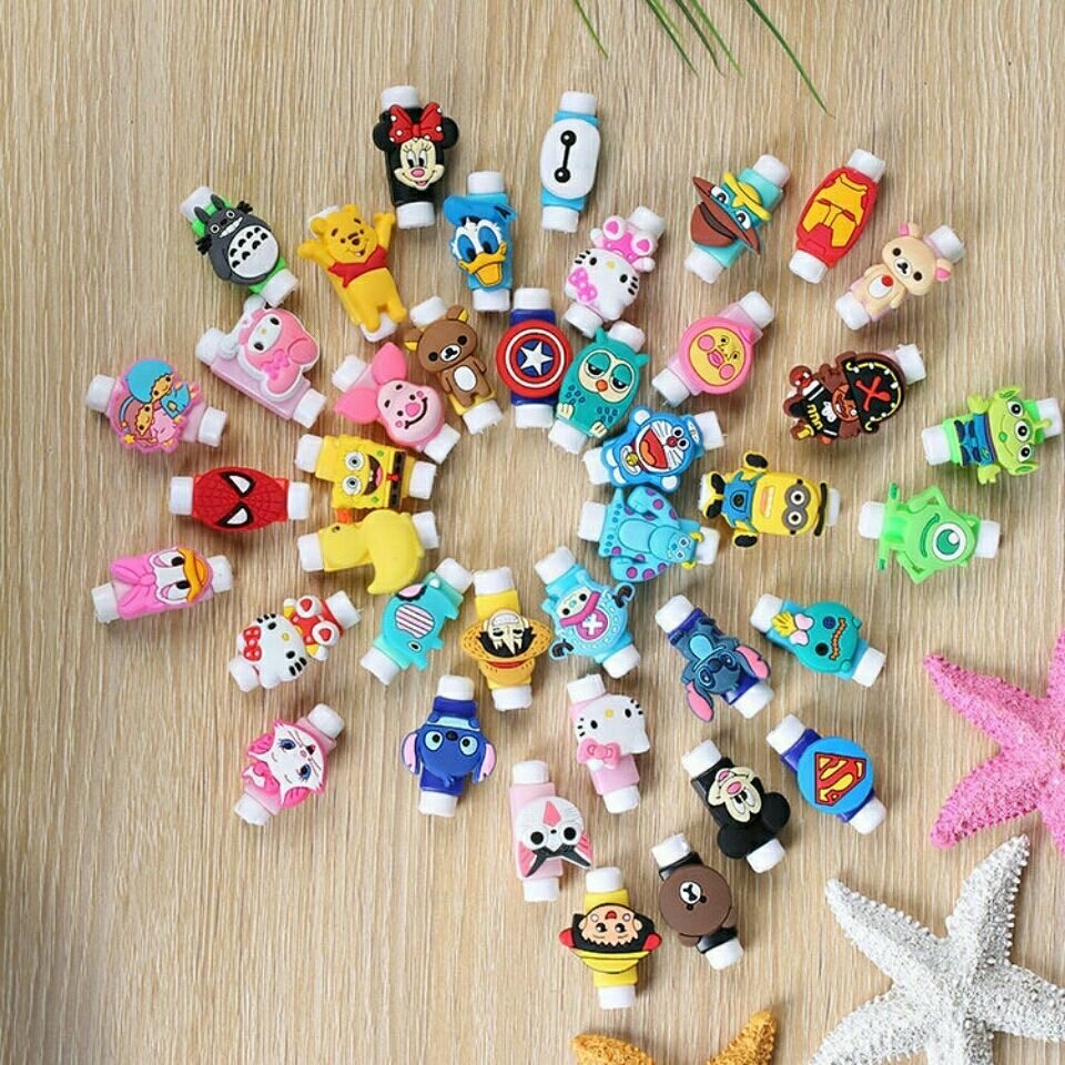 卡通可爱手机充电线保护套耳机数据线保护防断绕线器安卓苹果通用,3C数码配件,充电器保护套,淘宝优惠券,粉丝福利购,淘宝优惠卷