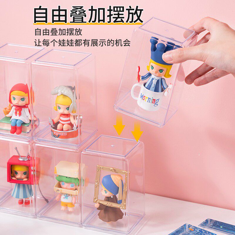 模型展示盒亚克力手办收纳透明柜