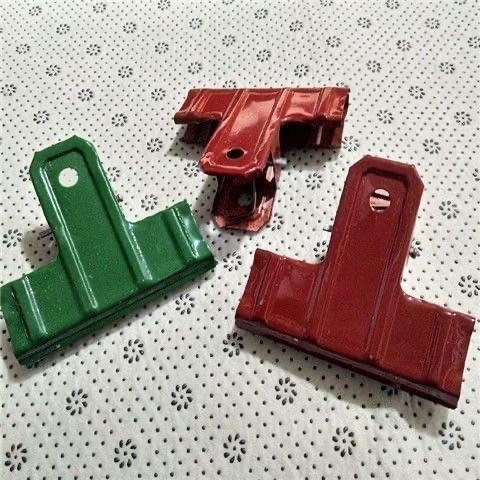 老式铁票夹铁夹子财务票夹办公用品铁书夹子石膏娃娃模具夹山型夹