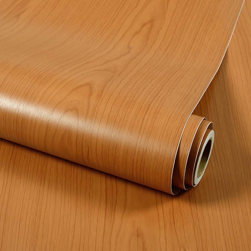 樱桃木纹柜子贴纸防水自粘仿木餐桌桌子茶几桌面衣柜家具翻新桌贴
