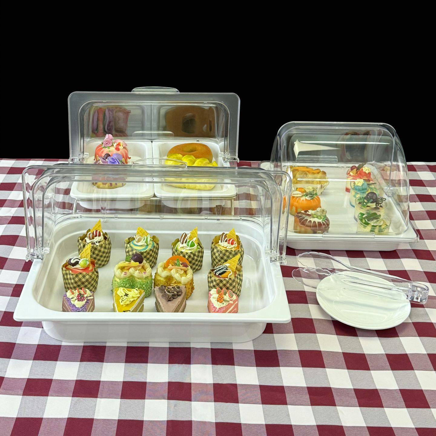 自助餐甜品展示托盘点心架商用加厚密胺面包蛋糕防尘保鲜盖水果盘,餐饮具,酒店餐具,淘宝优惠券,粉丝福利购,淘宝优惠卷