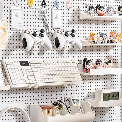 圆孔洞洞板配件挂钩16金属板挂篮