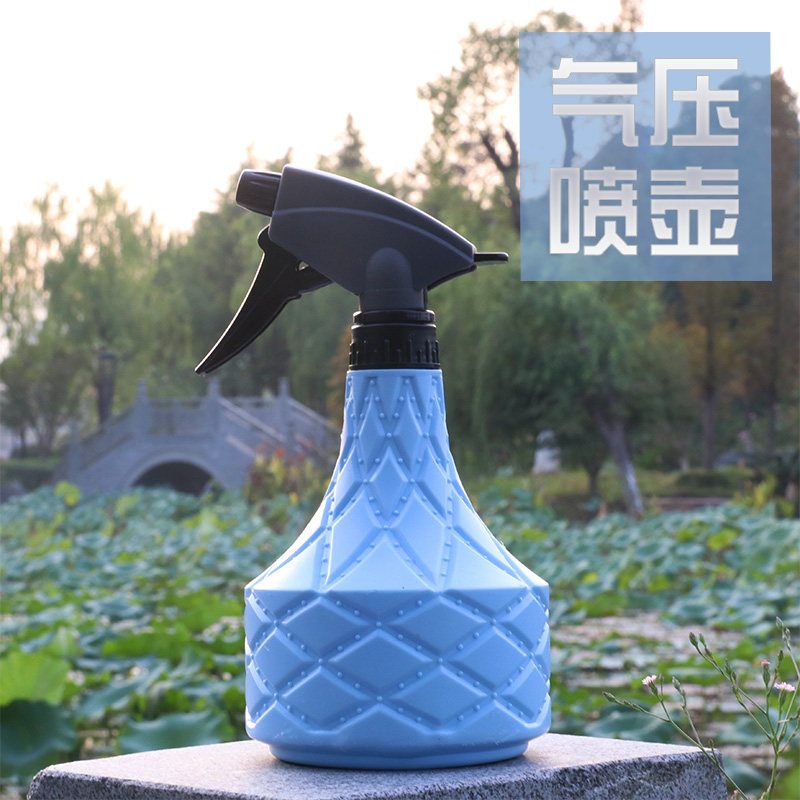 园艺手压式喷水壶糖果色气压式浇花喷壶家用浇水小喷壶多肉喷雾器