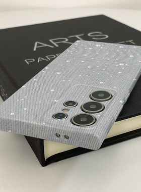 仿真牛仔珍珠新款菲林壳s23+硬壳适用三星s24ultra华为OPPO苹果VIVO手机壳s22十/s21/a54/note10plus的保护套