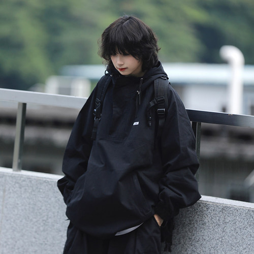 STAYFISH宽松半拉链夹克