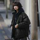 阿于呆STAYFISH日系复古飞行夹克立领棉服宽松休闲工装 外套男女冬