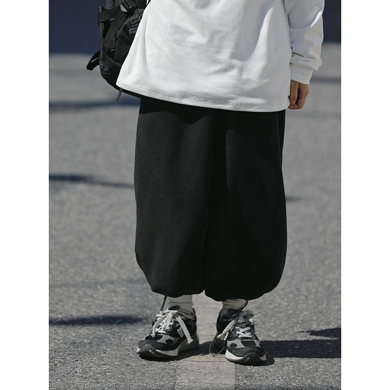 STAYFISH日系长裤摇粒绒束脚裤