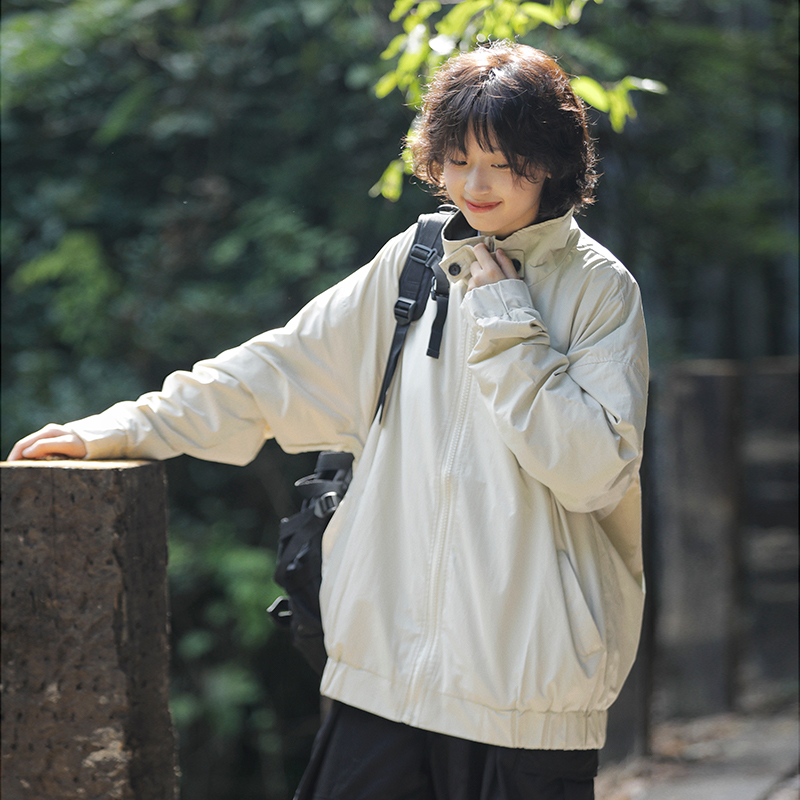 STAYFISH立领春秋宽松复古夹克