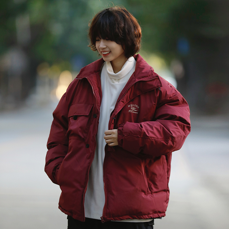 阿于呆加厚冬复古棉衣