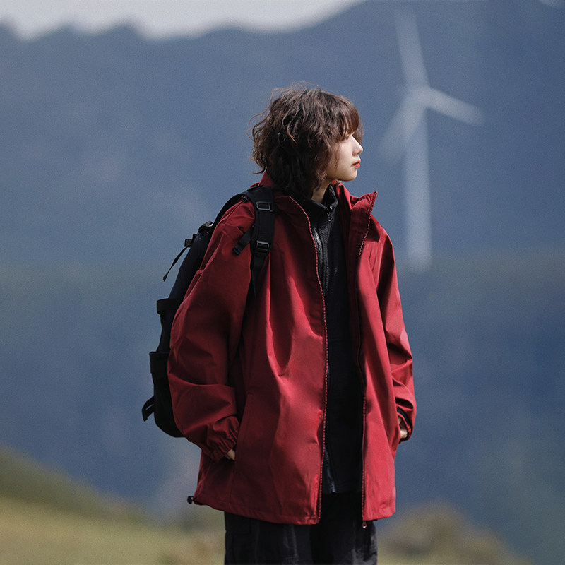 阿于呆户外冲锋衣三合一男防风防水可拆卸内胆登山服女保暖外套厚,男装,夹克,淘宝优惠券,粉丝福利购,淘宝优惠卷