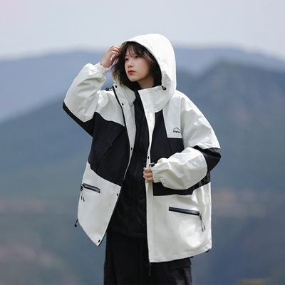 阿于呆防水三合一白鸭绒羽绒服