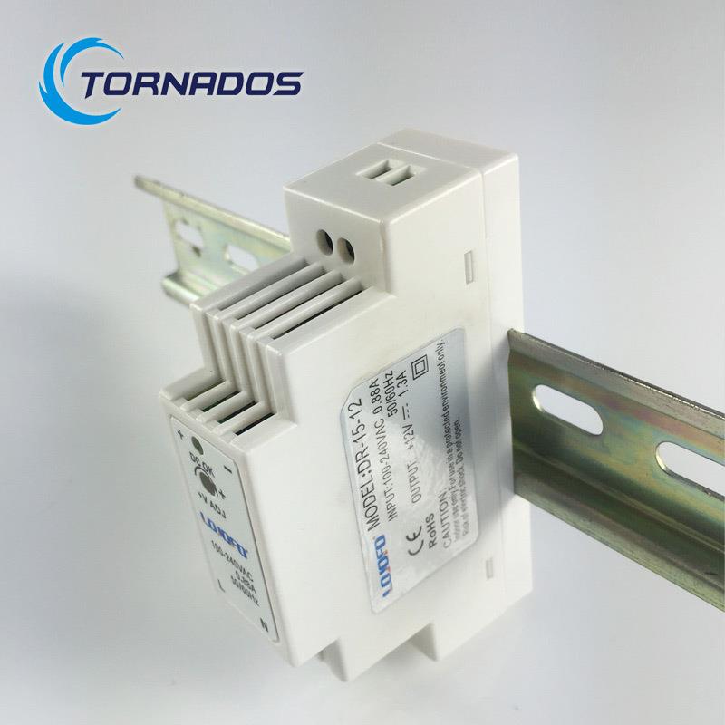 15W12V工业导轨型开关电源12V导轨直流电源工控楼宇电源DR-15-12