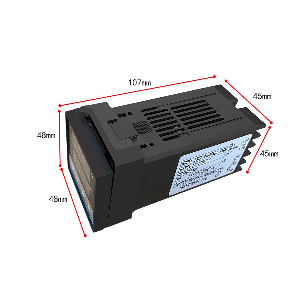 温控器C100固态继电器40DA感温探头1米散热块温控仪可调温