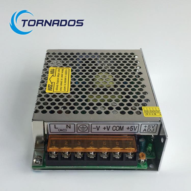 60W三路电压输出开关电源5V6A+12V2A-12V1A三组输出直流电源T-60B