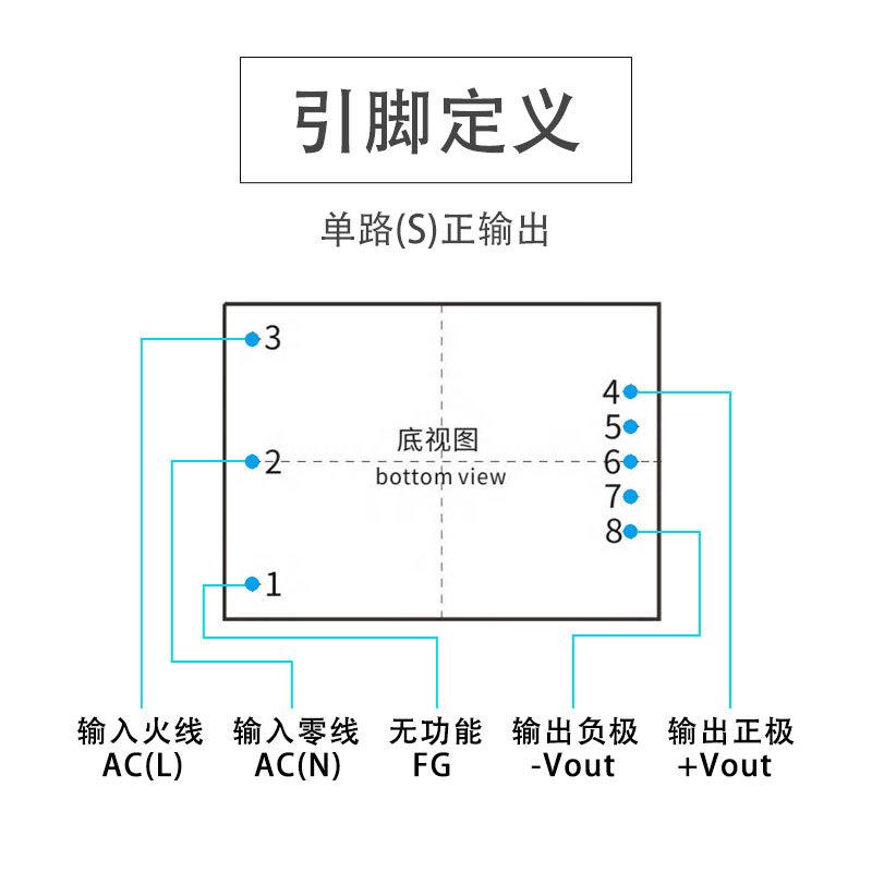 25W单路12V2A开关电源 AC-DC电源模块降压4kV隔离 HAW25-220S12F2