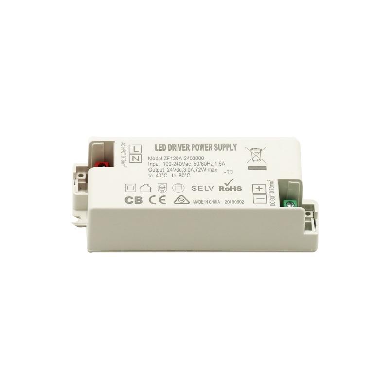 工厂现货供应内置24V3A恒压LED驱动电源高功率因素无频闪LED电源
